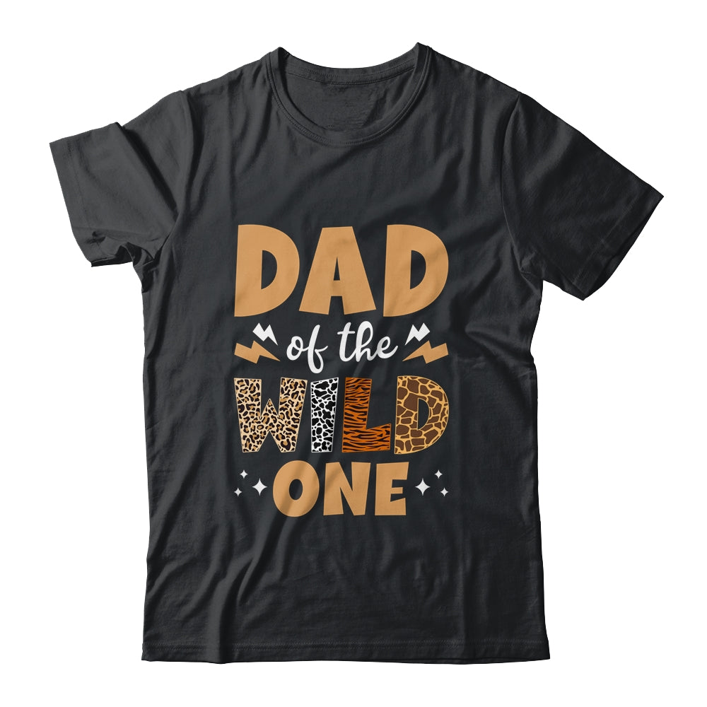 Dad Of Wild One Jungle 1st Birthday Party Leopard Shirt & Hoodie | siriusteestore