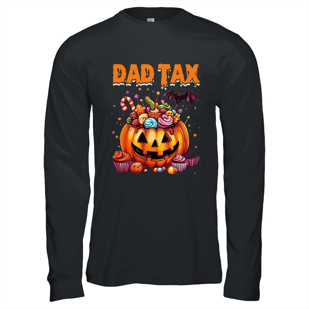 Dad Tax Halloween Dad Joke Men Trick Or Treat Candy Pumkin Shirt & Hoodie | siriusteestore
