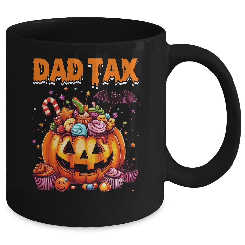 Dad Tax Halloween Dad Joke Men Trick Or Treat Candy Pumkin Mug | siriusteestore
