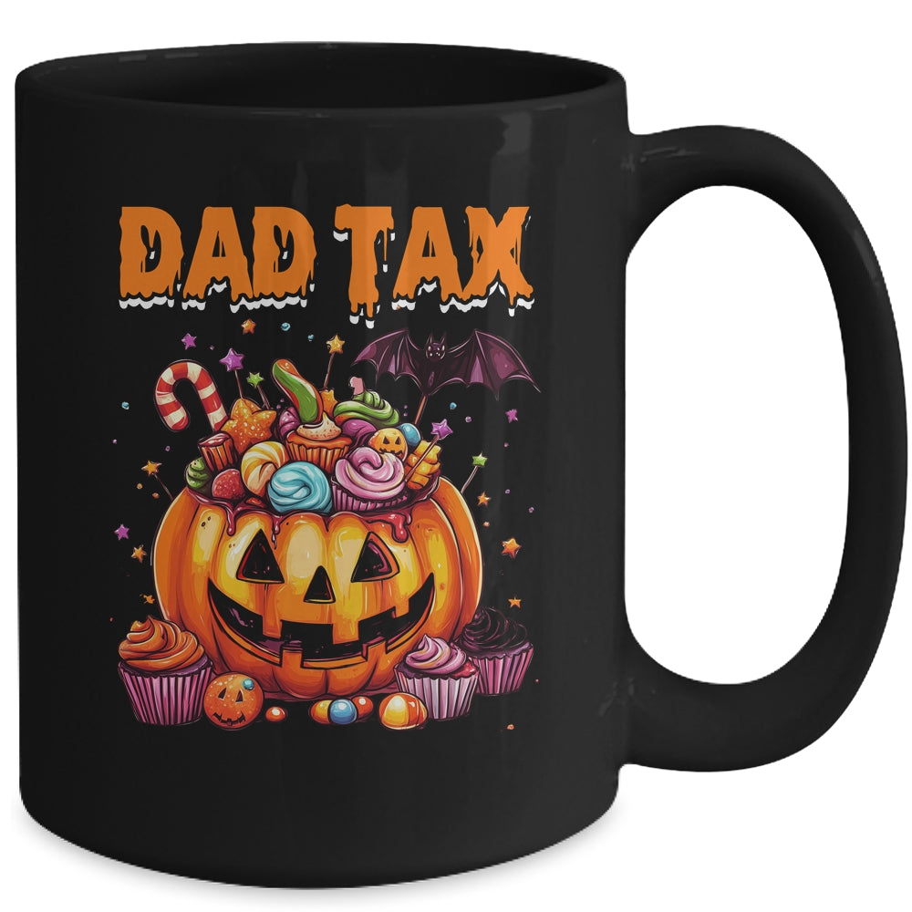 Dad Tax Halloween Dad Joke Men Trick Or Treat Candy Pumkin Mug | siriusteestore