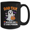 Dad Tax Halloween Trick Or Treat Candy Pumkin Ghost Funny Mug | siriusteestore