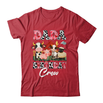 Dada Birthday Crew Farm Cow Birthday Boy Girl Family Shirt & Hoodie | siriusteestore