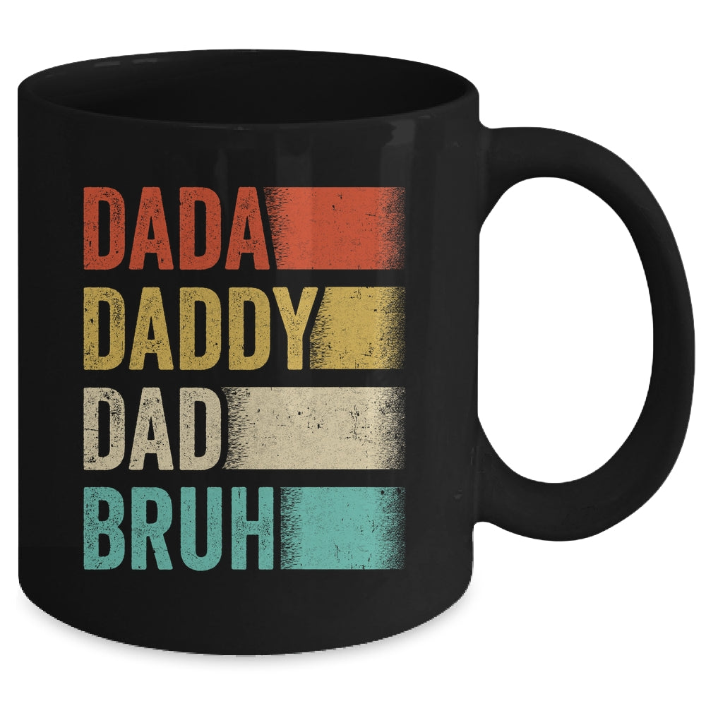 Dada Daddy Dad Bruh Funny Fathers Day Vintage Mug | siriusteestore