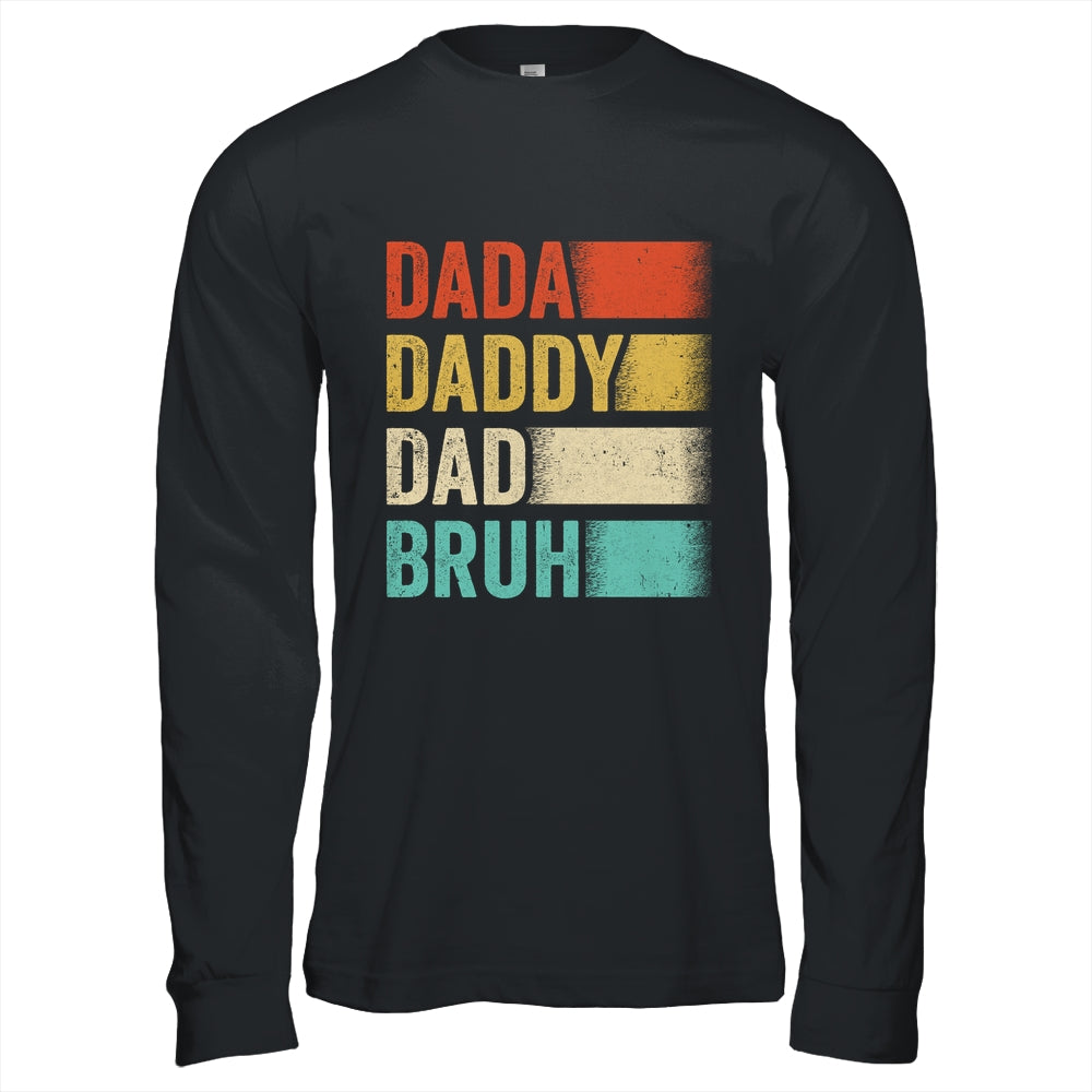 Dada Daddy Dad Bruh Funny Fathers Day Vintage Shirt & Hoodie | siriusteestore