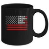 Dada Daddy Dad Bruh Happy Funny Fathers Day US Flag Mug | siriusteestore