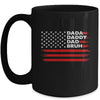 Dada Daddy Dad Bruh Happy Funny Fathers Day US Flag Mug | siriusteestore