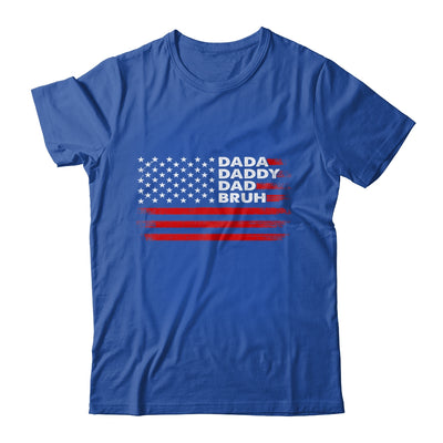 Dada Daddy Dad Bruh Happy Funny Fathers Day US Flag Shirt & Hoodie | siriusteestore