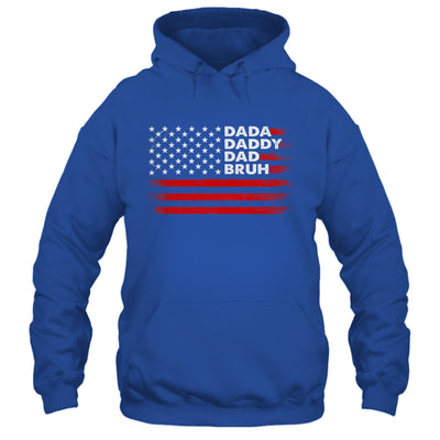 Dada Daddy Dad Bruh Happy Funny Fathers Day US Flag Shirt & Hoodie | siriusteestore
