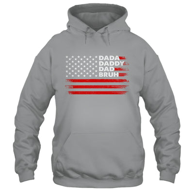 Dada Daddy Dad Bruh Happy Funny Fathers Day US Flag Shirt & Hoodie | siriusteestore
