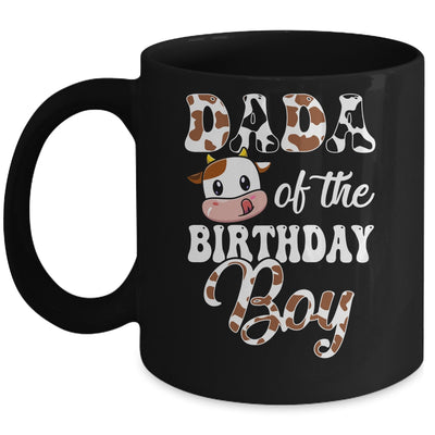 Dada Of The Birthday Boy Cow Farm 1st Birthday Boy Mug | siriusteestore