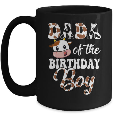 Dada Of The Birthday Boy Cow Farm 1st Birthday Boy Mug | siriusteestore