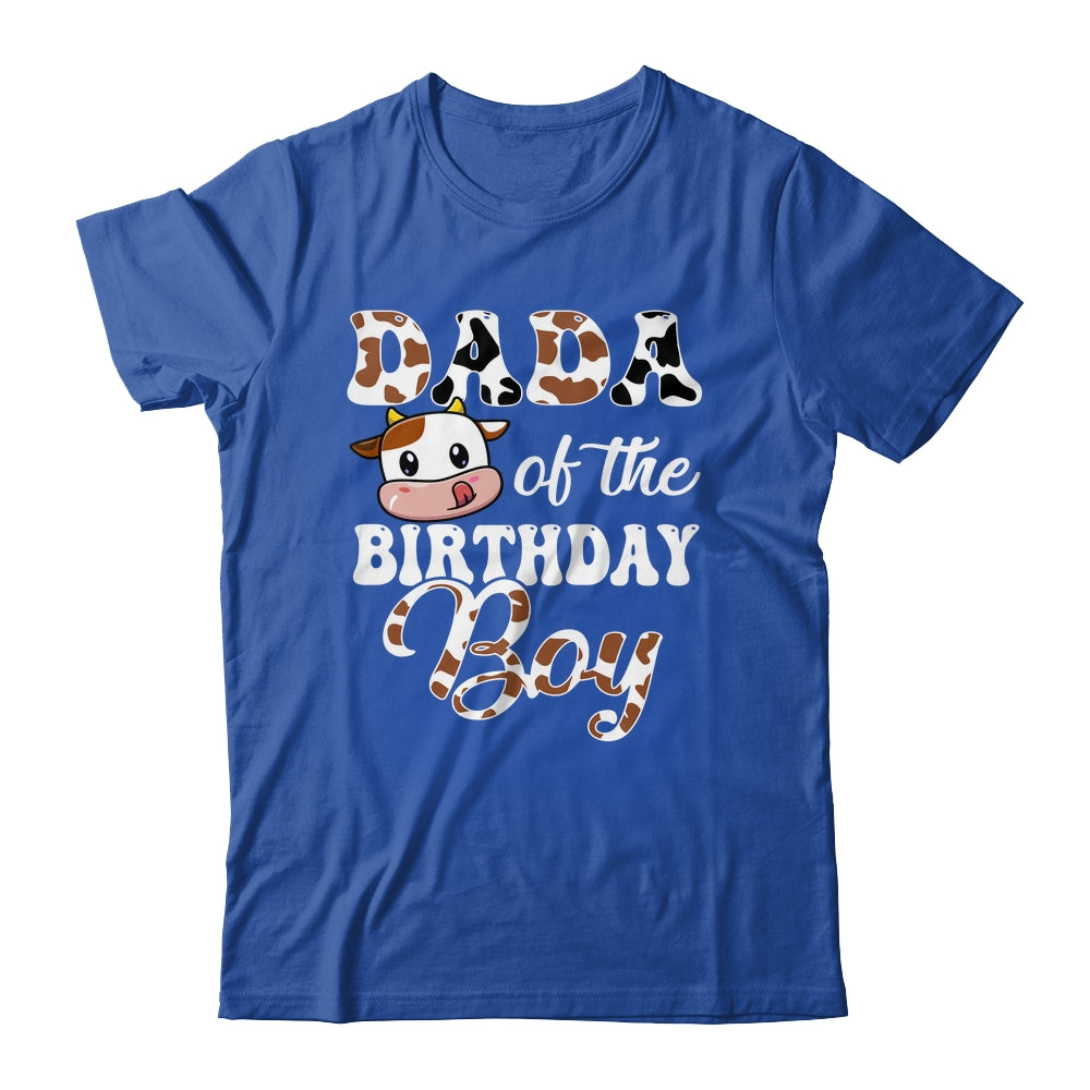 Dada Of The Birthday Boy Cow Farm 1st Birthday Boy Shirt & Hoodie | siriusteestore