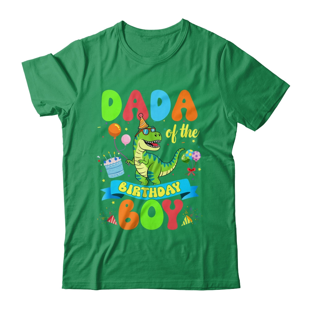 Dada Of The Birthday Boy TRex Dinosaur Birthday Family Shirt & Hoodie | siriusteestore