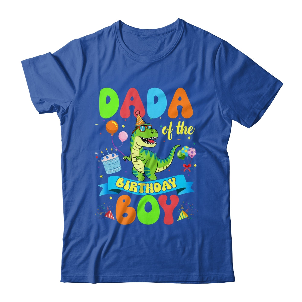 Dada Of The Birthday Boy TRex Dinosaur Birthday Family Shirt & Hoodie | siriusteestore