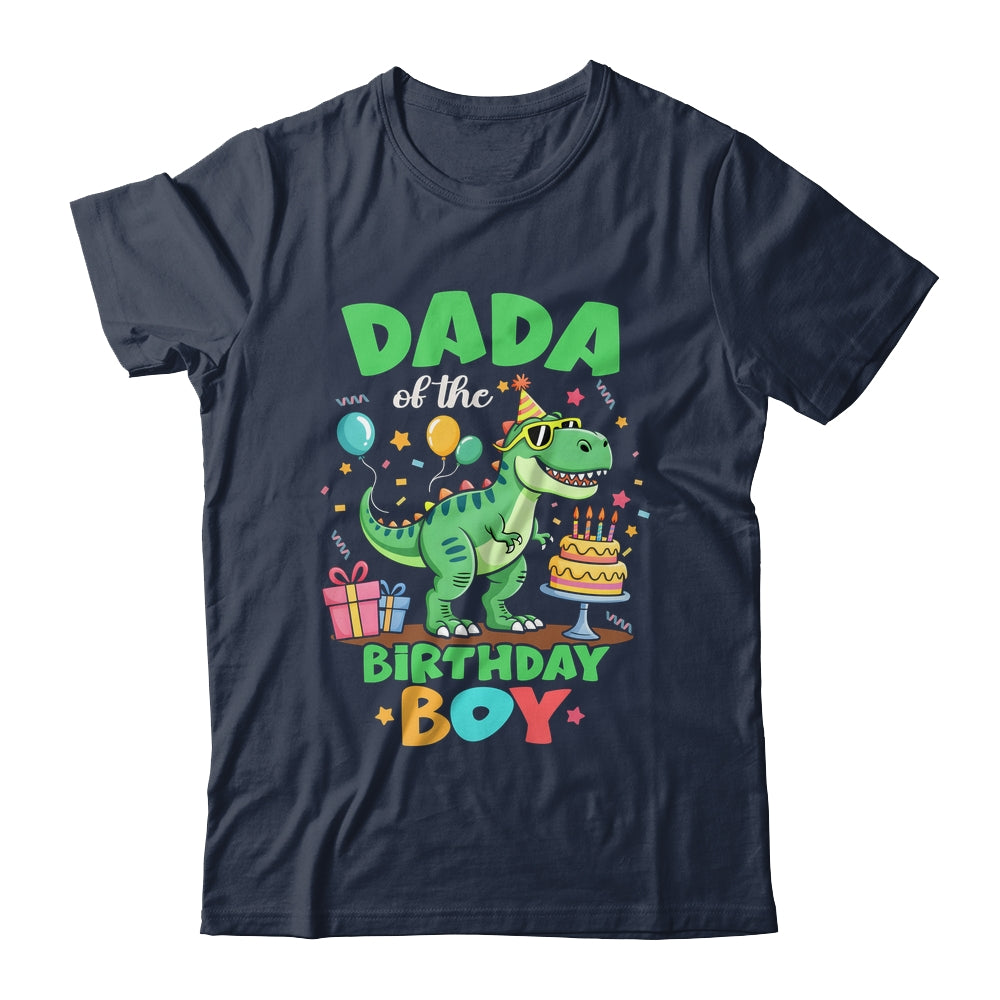Dada Of The Birthday Boy T Rex Dinosaur Family Party Shirt & Hoodie | siriusteestore