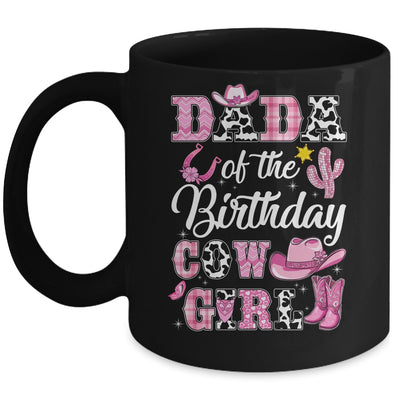 Dada Of The Birthday Cow Girl Western Cowgirl 1st Birthday Mug | siriusteestore