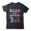 Dada Of The Birthday For Girl Dinosaur T-Rex Party Family Shirt & Hoodie | siriusteestore