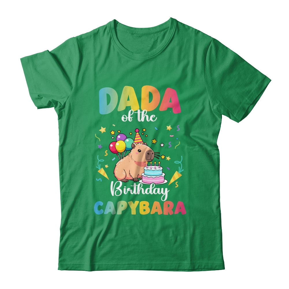 Dada Of The Birthday Girl Capybara Bday Party Family Shirt & Hoodie | siriusteestore