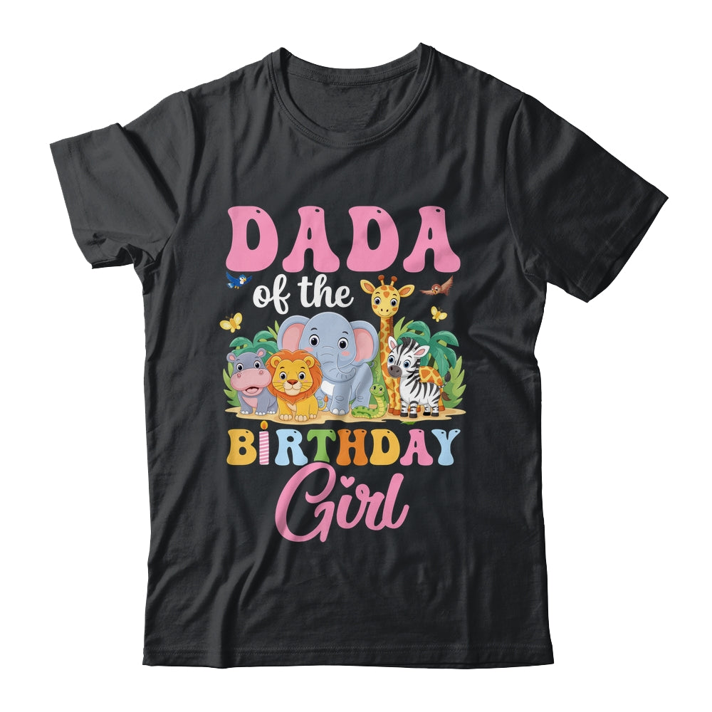 Dada Of The Birthday Girl Kids Safari Jungle Animal Shirt & Hoodie | siriusteestore