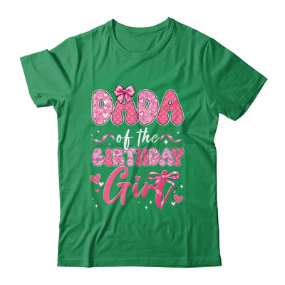 Dada Of The Birthday Girl Pink Coquette Bow Family Shirt & Hoodie | siriusteestore