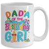 Dada Of The Birthday Girl Pool Party Beach Family Matching Mug | siriusteestore