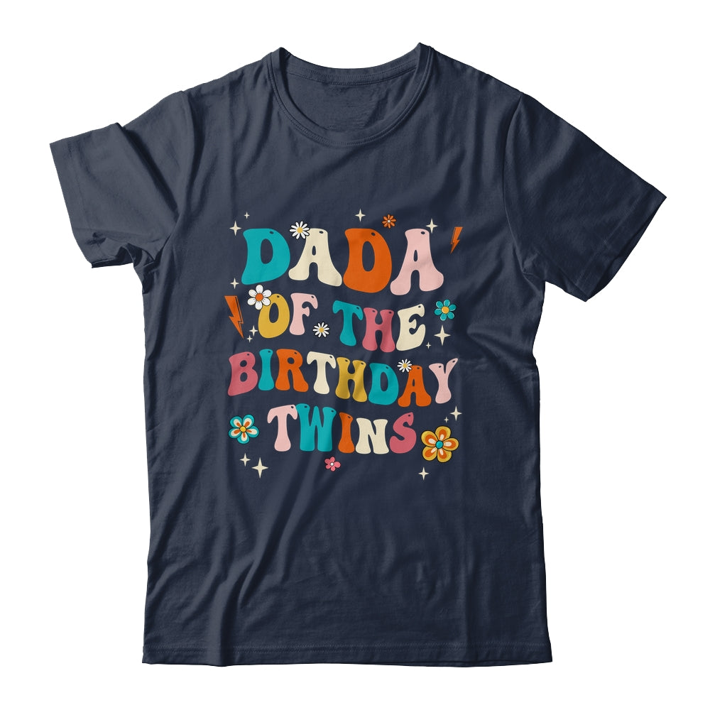 Dada Of The Birthday Twins Boys Girls Party Retro Bday Shirt & Hoodie | siriusteestore