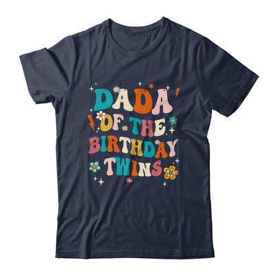 Dada Of The Birthday Twins Boys Girls Party Retro Bday Shirt & Hoodie | siriusteestore