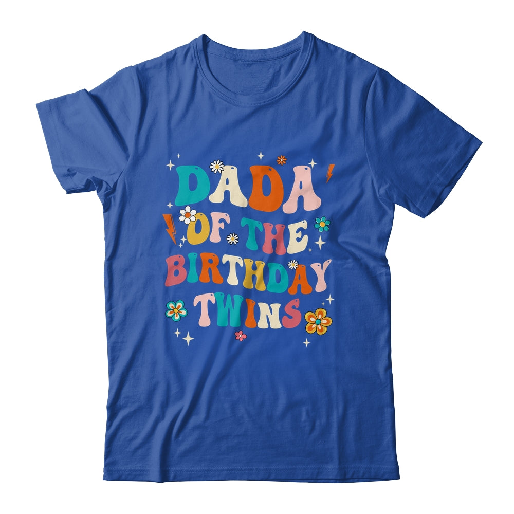 Dada Of The Birthday Twins Boys Girls Party Retro Bday Shirt & Hoodie | siriusteestore