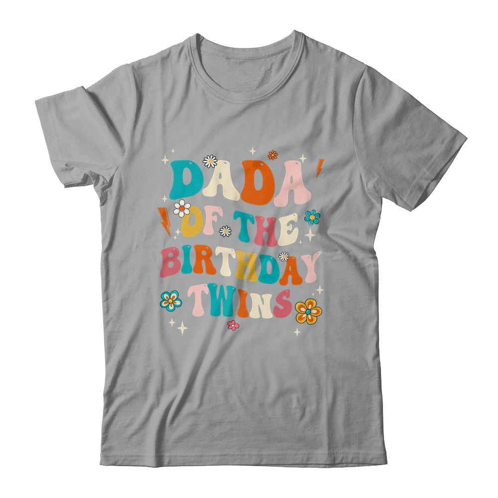 Dada Of The Birthday Twins Boys Girls Party Retro Bday Shirt & Hoodie | siriusteestore