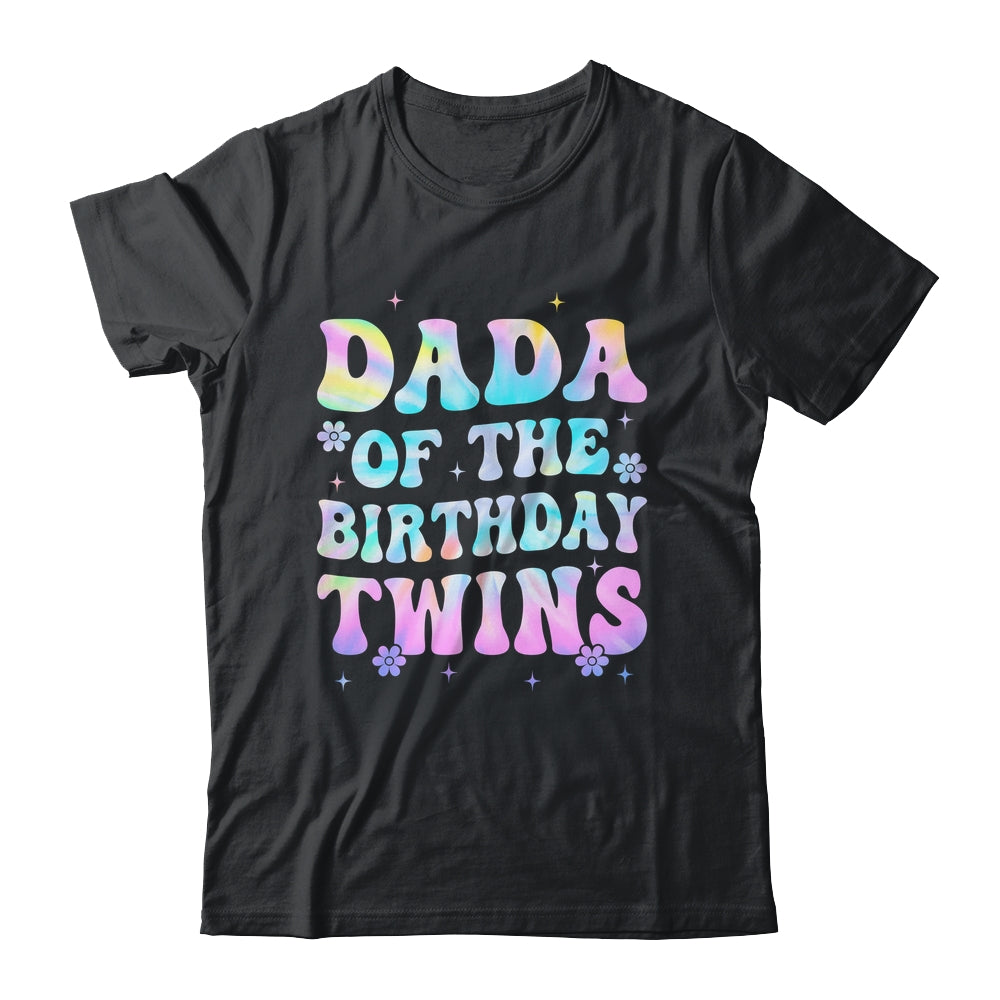 Dada Of The Birthday Twins Girls Kids Party Retro Bday Shirt & Hoodie | siriusteestore