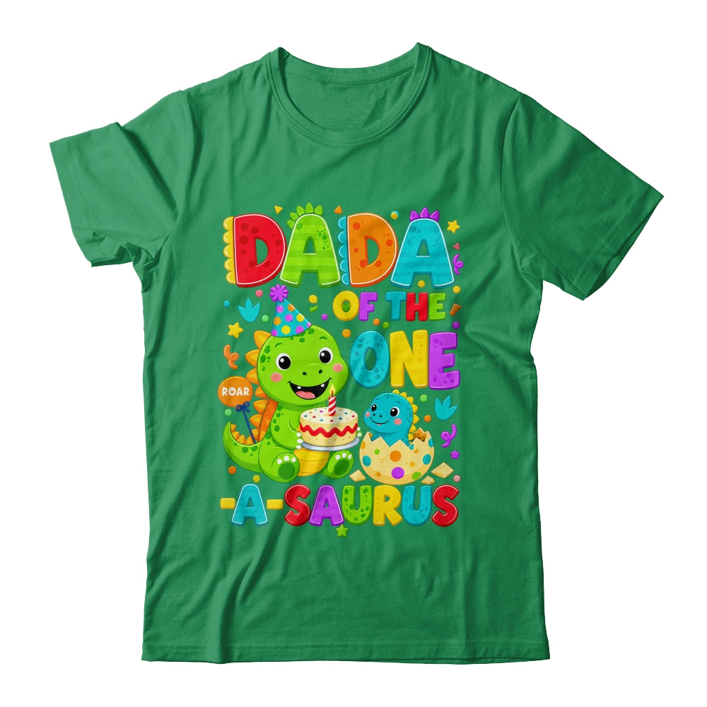 Dada Of The One-A-Saurus 1St Birthday Boy T-Rex Dinosaur Shirt & Hoodie | siriusteestore