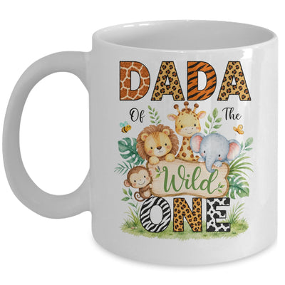 Dada Of The Wild One First Birthday Boy Jungle Safari Mug | siriusteestore