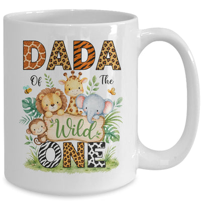 Dada Of The Wild One First Birthday Boy Jungle Safari Mug | siriusteestore