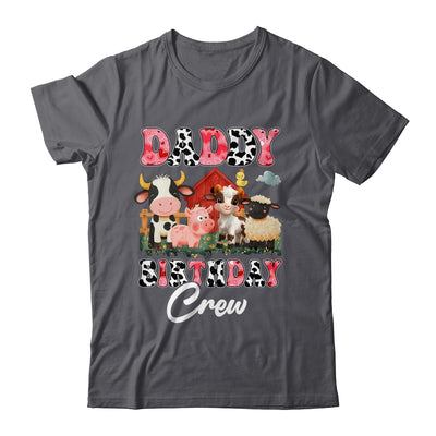 Daddy Birthday Crew Farm Cow Birthday Boy Girl Family Shirt & Hoodie | siriusteestore