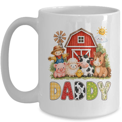 Daddy Farm Cow 1St Birthday Girl Boy Matching Family Mug | siriusteestore