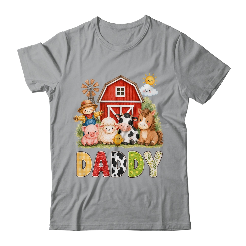 Daddy Farm Cow 1St Birthday Girl Boy Matching Family Shirt & Hoodie | siriusteestore
