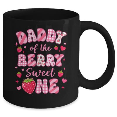 Daddy Of The Berry Sweet One Strawberry First Birthday Mug | siriusteestore