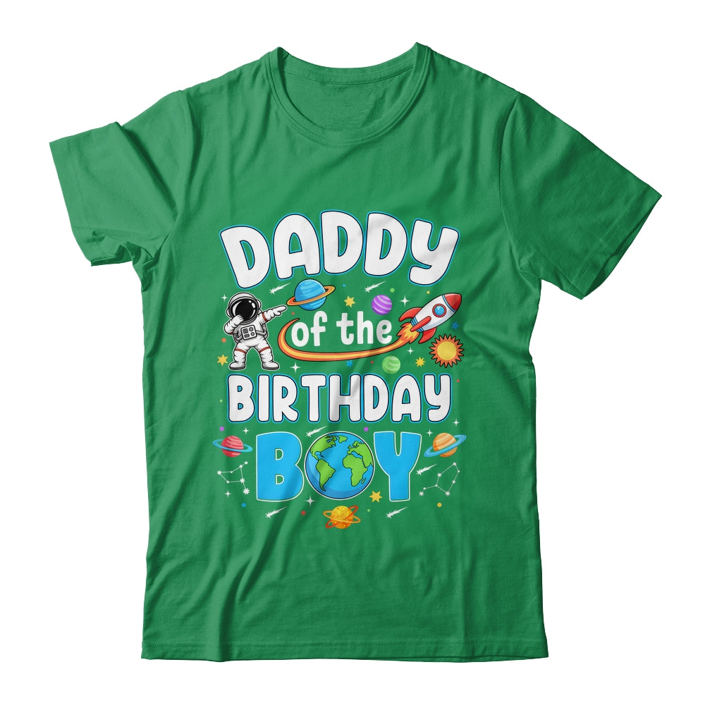 Daddy Of The Birthday Boy Astronaut Family Space Planets Shirt & Hoodie | siriusteestore