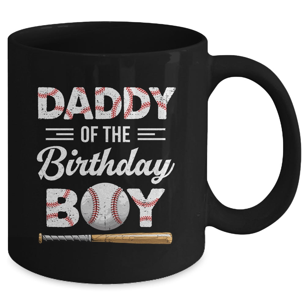 Daddy Of The Birthday Boy Baseball Matching Family Party Mug | siriusteestore