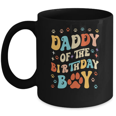 Daddy Of The Birthday Boy Dog Paw Birthday Party Celebration Mug | siriusteestore