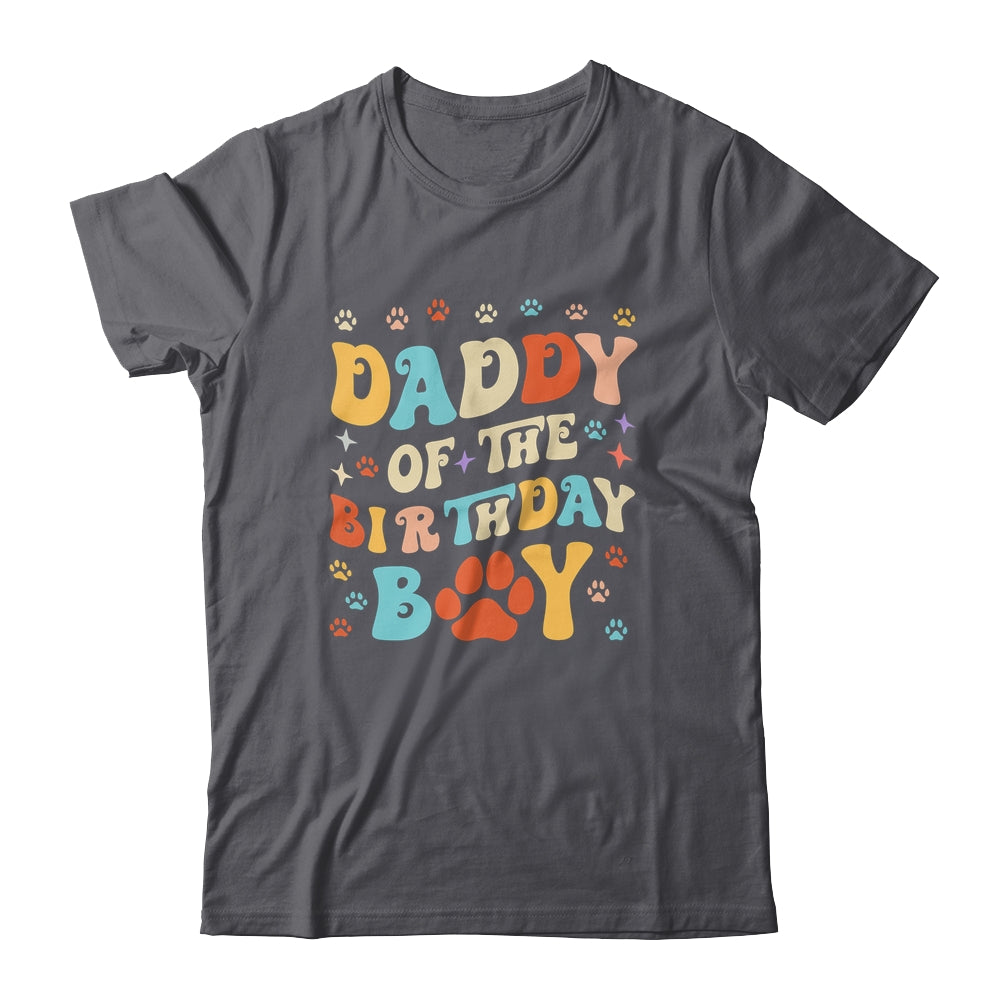 Daddy Of The Birthday Boy Dog Paw Birthday Party Celebration Shirt & Hoodie | siriusteestore