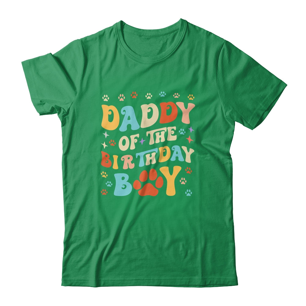 Daddy Of The Birthday Boy Dog Paw Birthday Party Celebration Shirt & Hoodie | siriusteestore