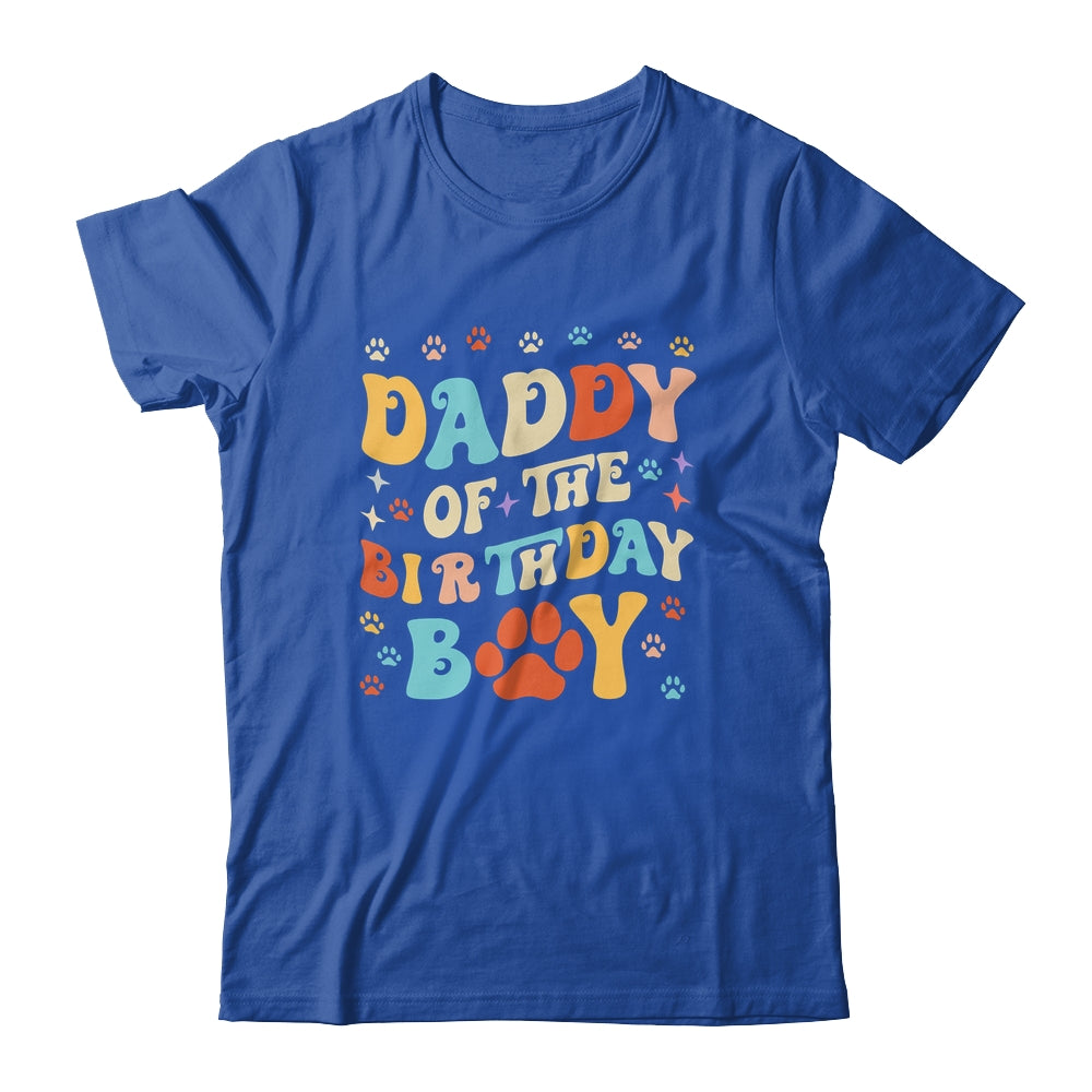 Daddy Of The Birthday Boy Dog Paw Birthday Party Celebration Shirt & Hoodie | siriusteestore
