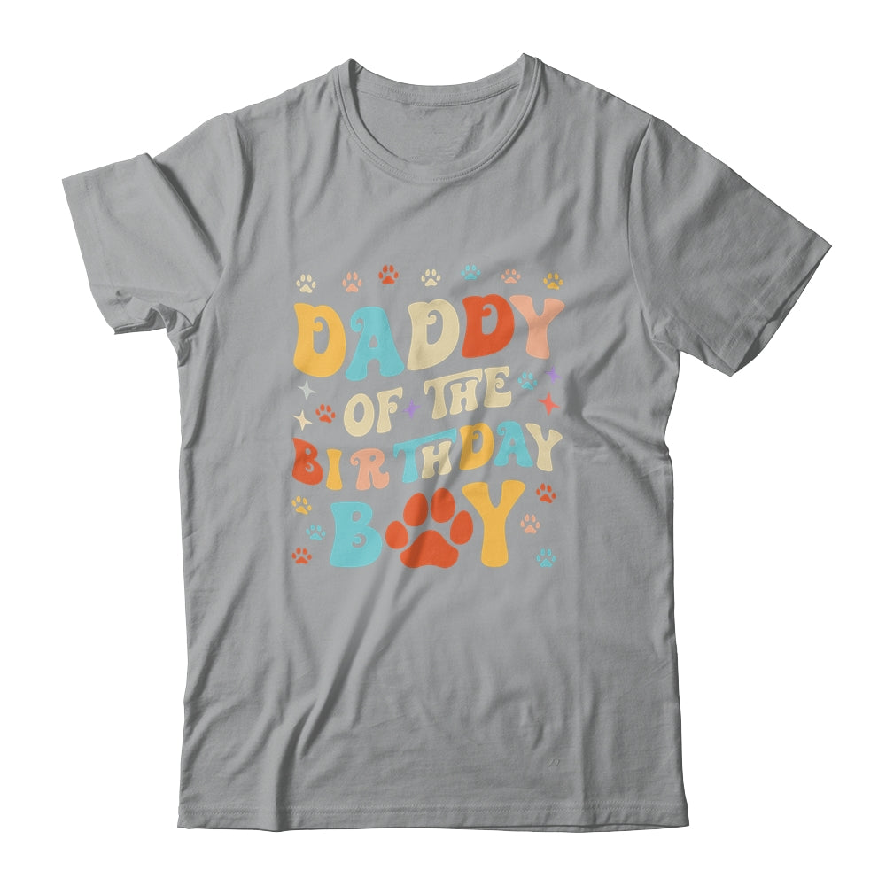 Daddy Of The Birthday Boy Dog Paw Birthday Party Celebration Shirt & Hoodie | siriusteestore