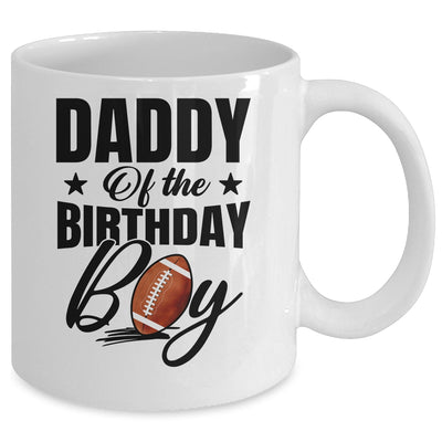 Daddy Of The Birthday Boy Football 1st Birthday Party Mug | siriusteestore