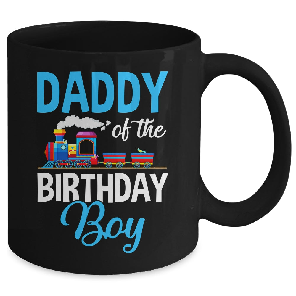 Daddy Of The Birthday Boy Railroad Train Theme Lover Mug | siriusteestore