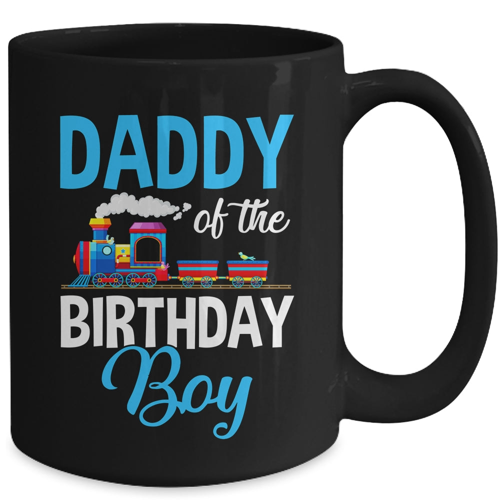 Daddy Of The Birthday Boy Railroad Train Theme Lover Mug | siriusteestore