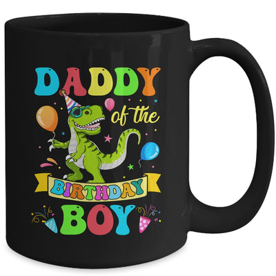 Daddy Of The Birthday Boy T-Rex Dinosaur Birthday Party Mug | siriusteestore