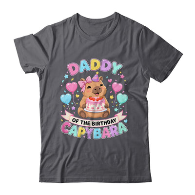 Daddy Of The Birthday Capybara Birthday Girl Family Shirt & Hoodie | siriusteestore