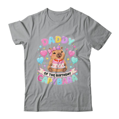 Daddy Of The Birthday Capybara Birthday Girl Family Shirt & Hoodie | siriusteestore